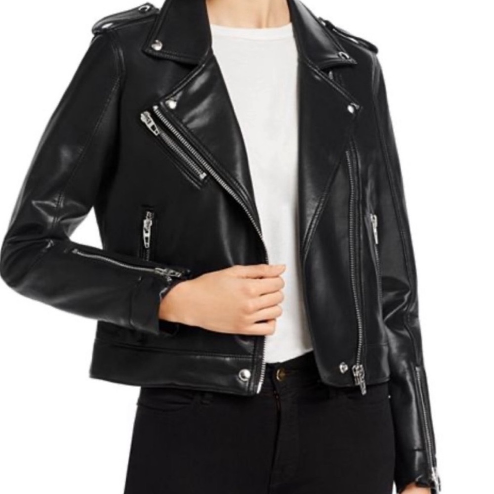 blank nyc moto jacket faux leather